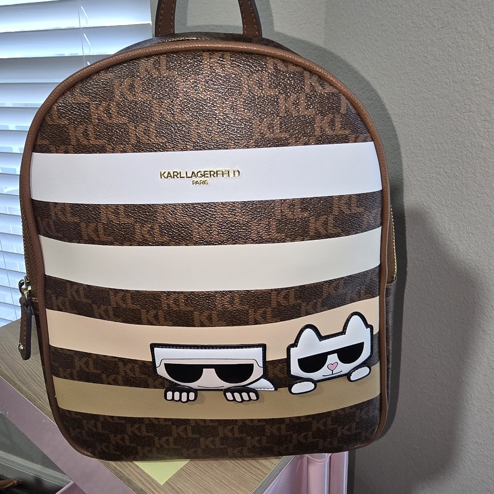 NWT KARL LAGERFELD BACKPACK